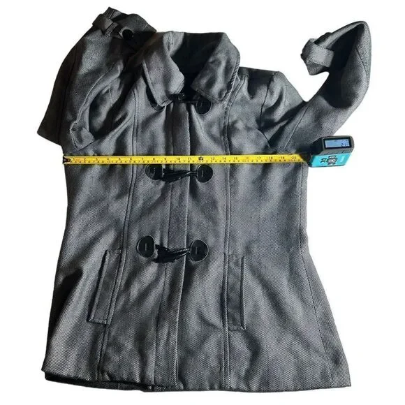 Robert Louis Wool Blend Coat Size L - Picture 4 of 6